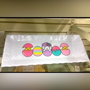 NEW Hello Kitty Easter 2024 Plastic Serving Tray New